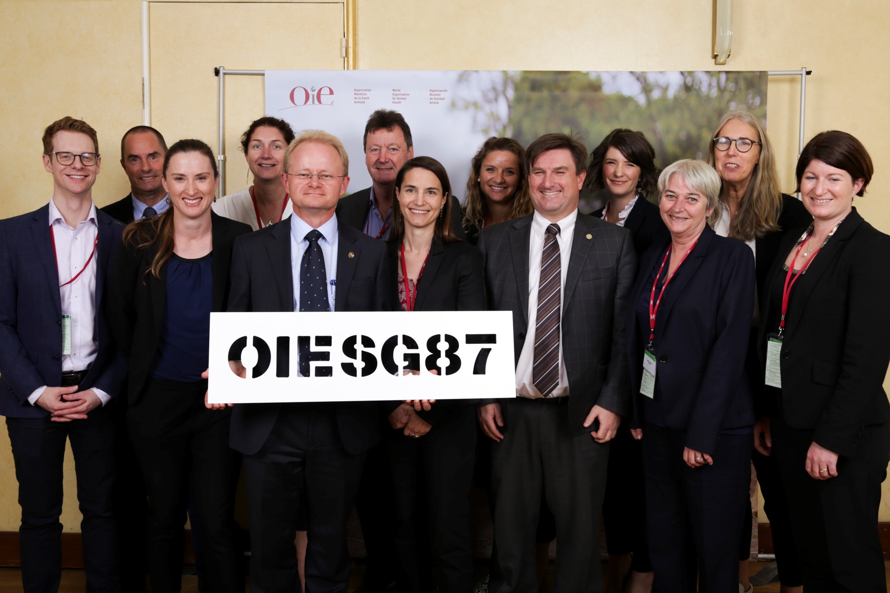 Australian delegation at the 87th OIE General Session in Paris