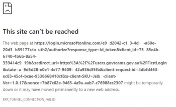 error this site can't be reached